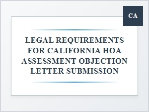 Object Hoa Assessments in California