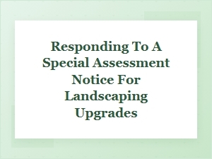 California Landscaping Assessment Notice Guide