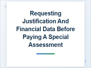 Requesting Assessment Data Before Payment