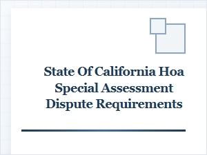 Understanding Hoa Special Assessment Dispute Rules