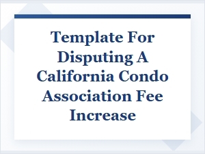 California Condo Fee Increase Appeal Guide
